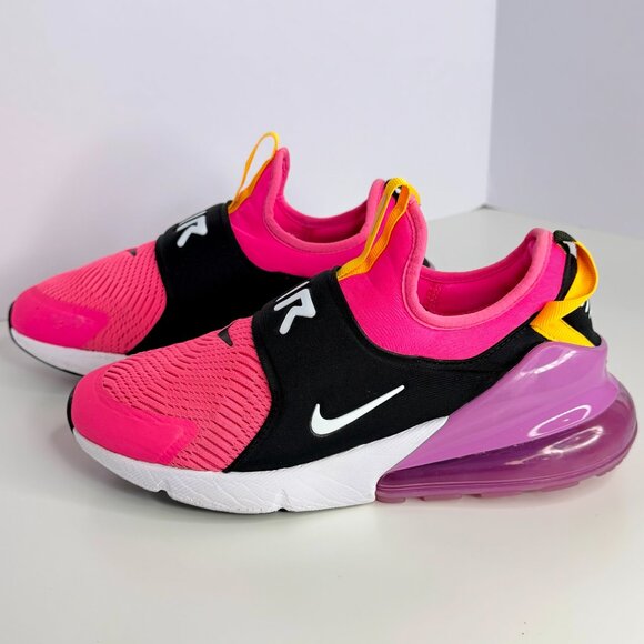 Youth Nike Air Max 270‎ Extreme Hyper Pink/White-Black (CI1109 601) Size 6.5 Y - Picture 5 of 9